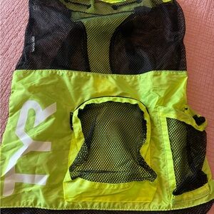 TYR Neon yellow mesh Backpack